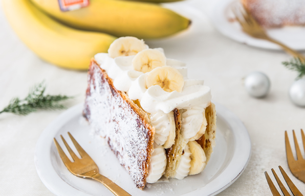 mille-feuille banane vanille