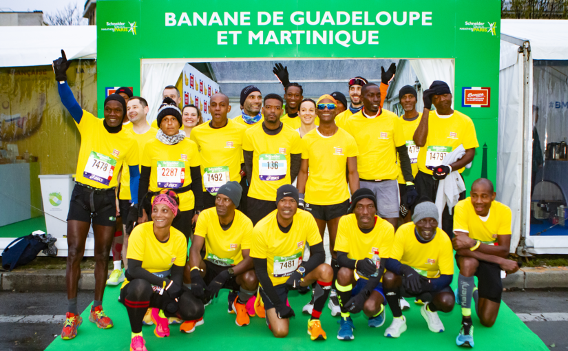 La Banane de Guadeloupe & Martinique au Schneider Electric Marathon de Paris
