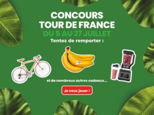banane officielle tour de france banane guadeloupe martinique concours