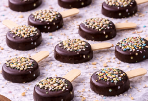 sucettes bananes choco